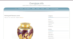 Desktop Screenshot of overglaze.demaine.org